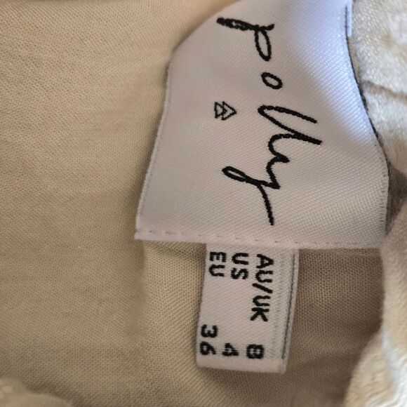 Princess Polly Tan Ruffled Polka Dot Mini Skirt - Picture 4 of 5